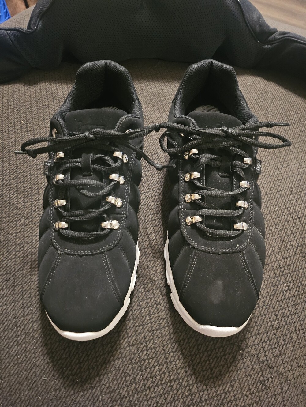 LUGZ Compass Men's Black Suede Lace Up Casual Sneakers Shoes 12